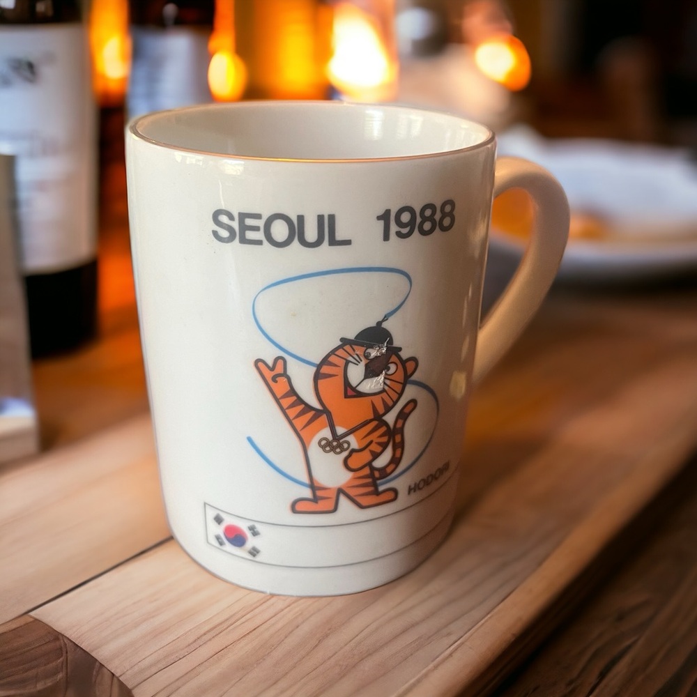 Vintage Olympic Games of the XXIVTH Olympiad Seoul 1988 Mug Cup